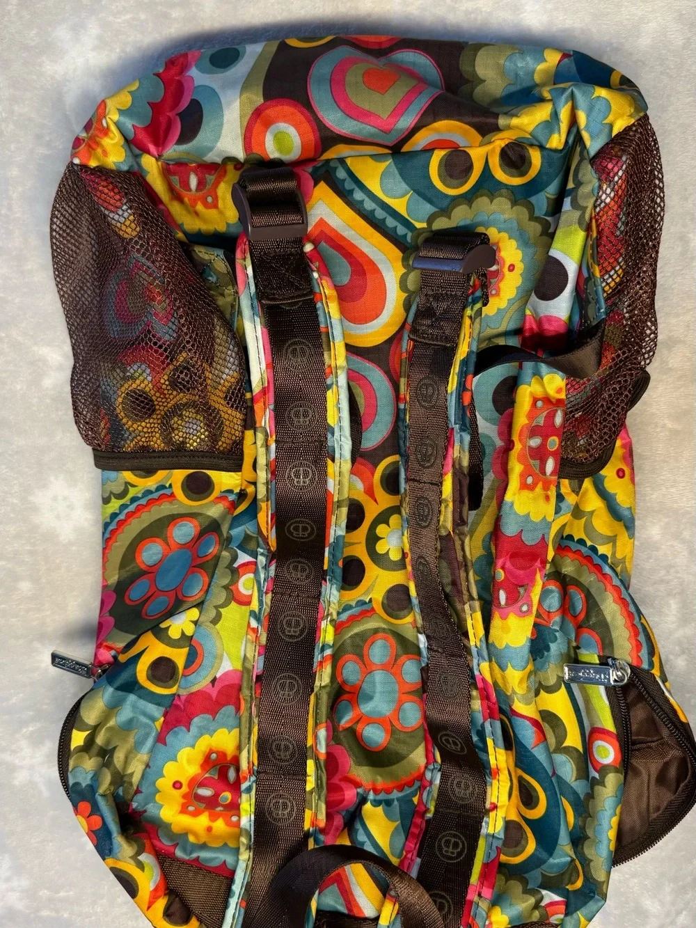 Baggies Colorful Floral Foldable Backpack